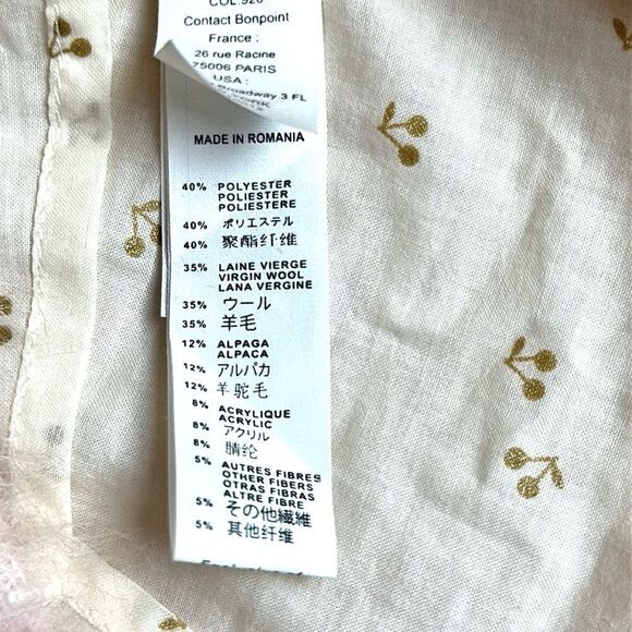 Bonpoint Girls' Fuzzy Mini Skirt Pink Wool Blend size 10 - Picture 8 of 9